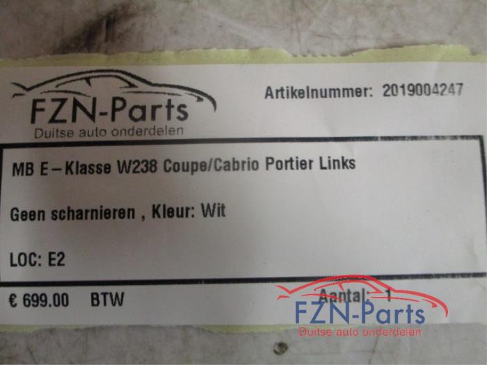 Portier 2Deurs links Mercedes E-Klasse (22744055)