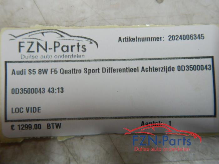 Differentieel achter Audi A5 (22733855)