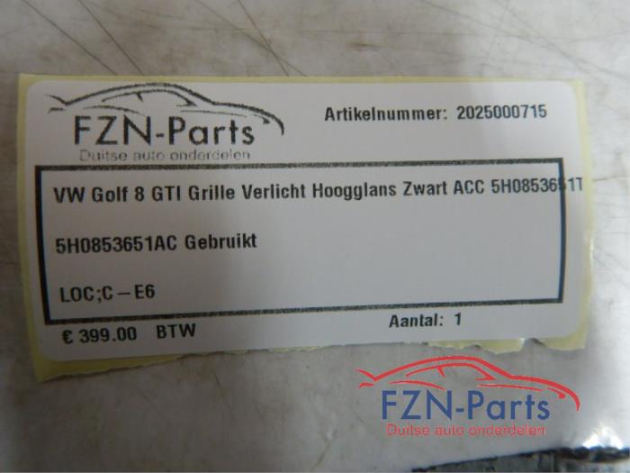 Grille Volkswagen Golf (22726708)