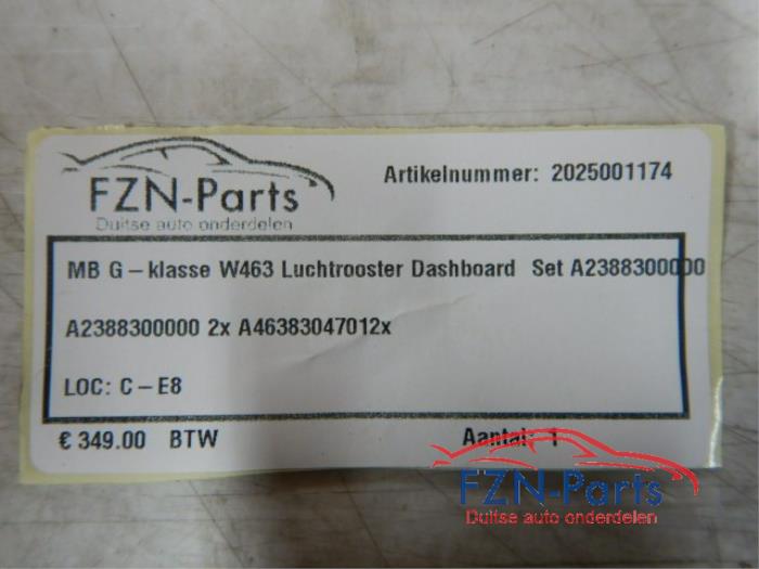 Luchtrooster Dashboard Mercedes G-Klasse (22735928)