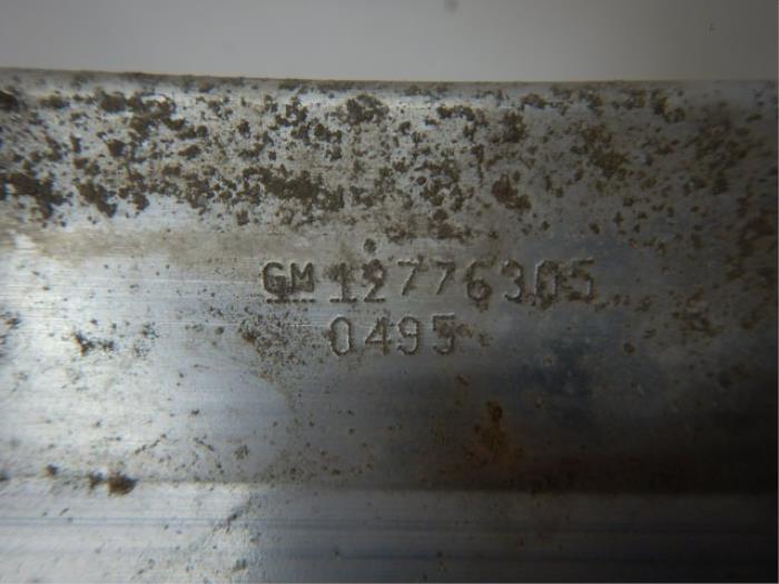 Opel Zafira Tourer Bumperbalk Achterzijde