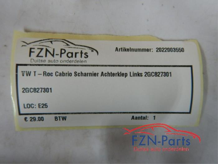 Scharnier Achterklep Volkswagen T-Roc (22738089)