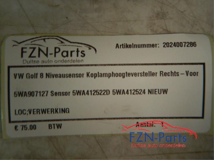 VW Golf 8 Niveausensor Koplamphoogteversteller Rechts-voor