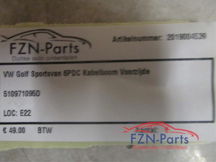 PDC kabelboom Volkswagen Golf Sportsvan (22737059)