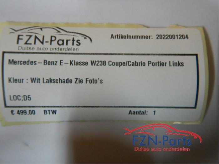 Portier 2Deurs links Mercedes E-Klasse (22739836)