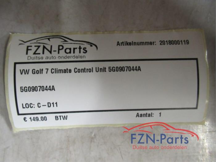 VW Golf 7 Climate Control Unit