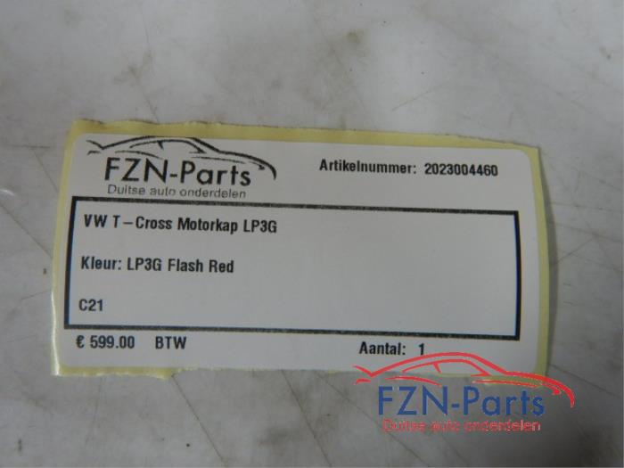 VW T-Cross 2GM Motorkap LP3G