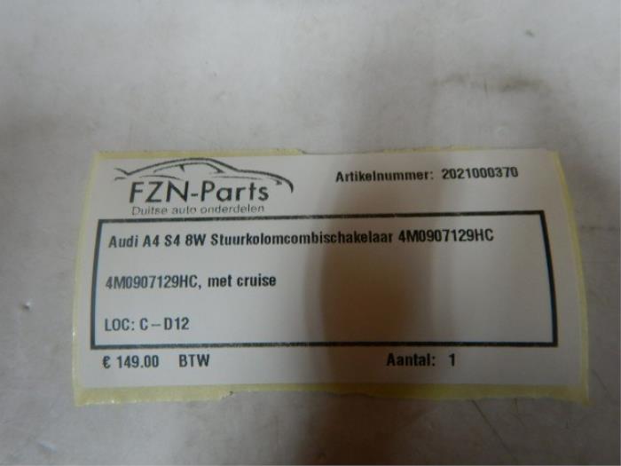 Combischakelaar Stuurkolom Audi A4 (22733253)