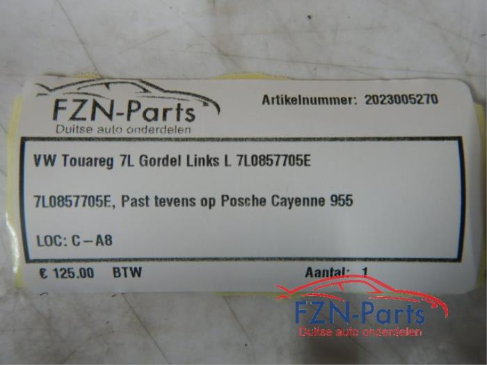 Veiligheidsgordel links-voor Volkswagen Touareg (22728054)
