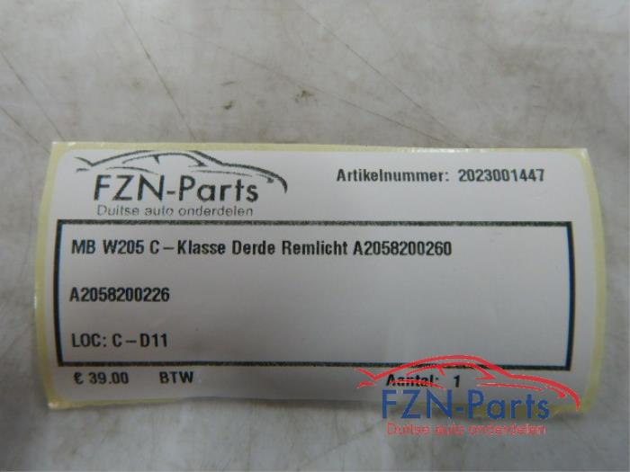 Extra Remlicht midden Mercedes C-Klasse (22734057)