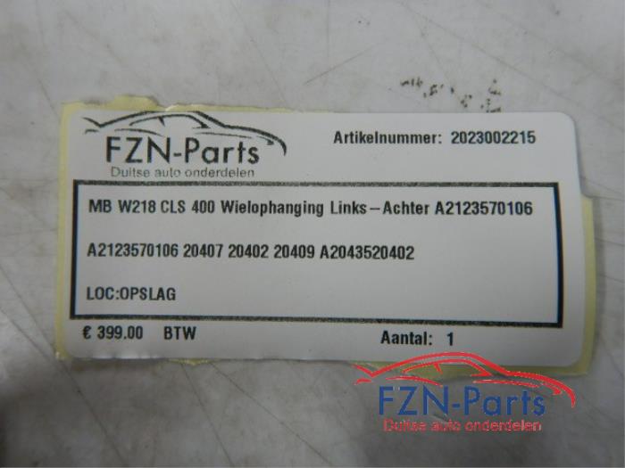 Mercedes-Benz W218 CLS 400 Wielophanging Links-achter