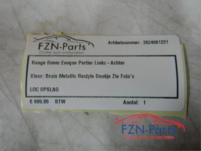 Portier 4Deurs links-achter Landrover Evoque (22723610)
