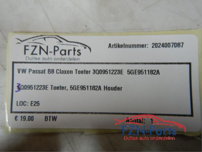Claxon Volkswagen Passat (22727241)