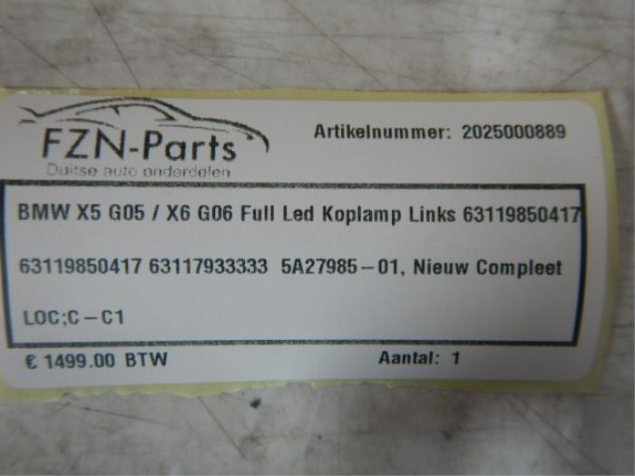 BMW X5 G05 / X6 G06 Full LED Koplamp links