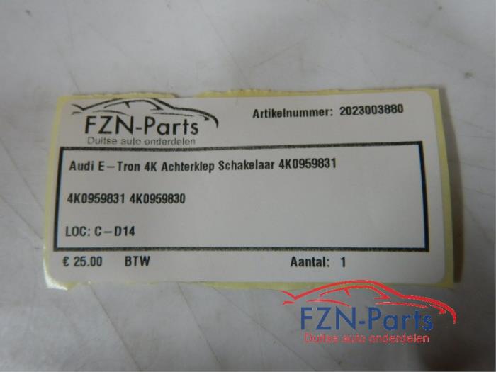 Schakelaar achterklep Audi E-Tron (22740216)