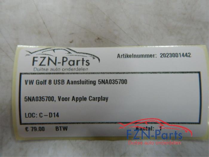 VW Golf 8 USB Aansluiting