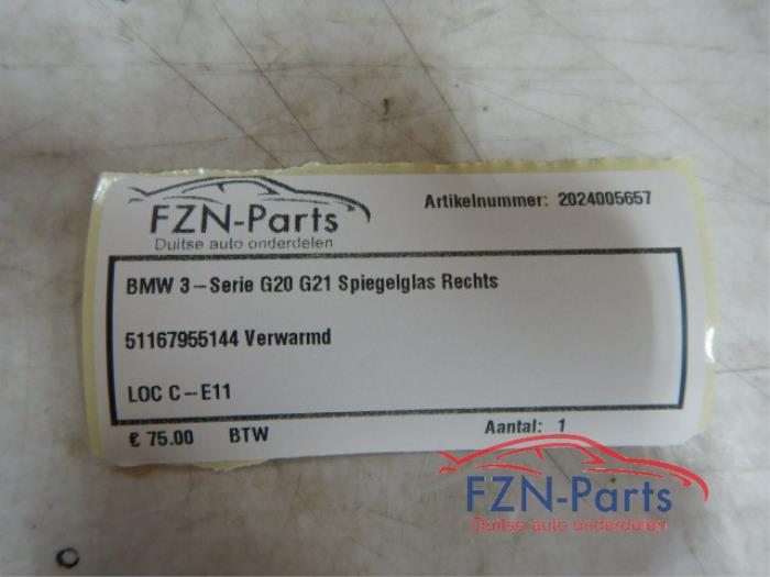 Spiegelglas rechts BMW 3-Serie (22726286)