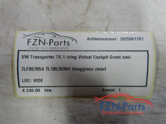 VW Transporter T6.1 Inleg Virtual Cockpit Groot Navi