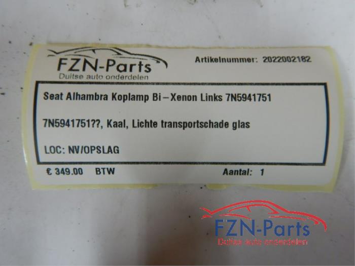Koplamp links Seat Alhambra (22722050)