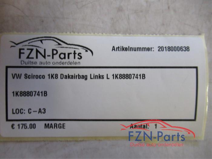 Airbag hemel links Volkswagen Scirocco (22730340)
