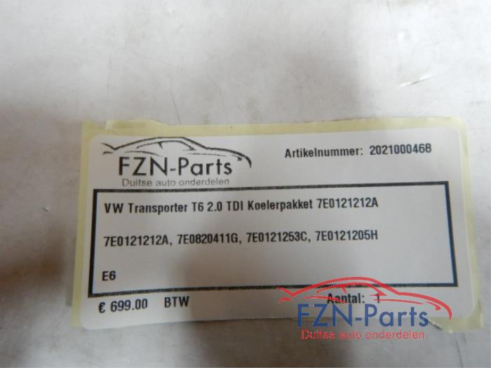 VW Transporter T6 2.0 TDI Koelerpakket