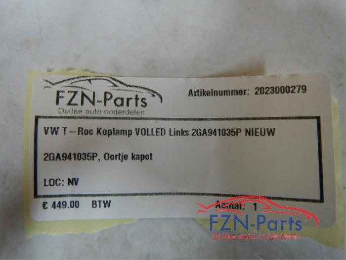 VW T-Roc Koplamp VOLLED Links