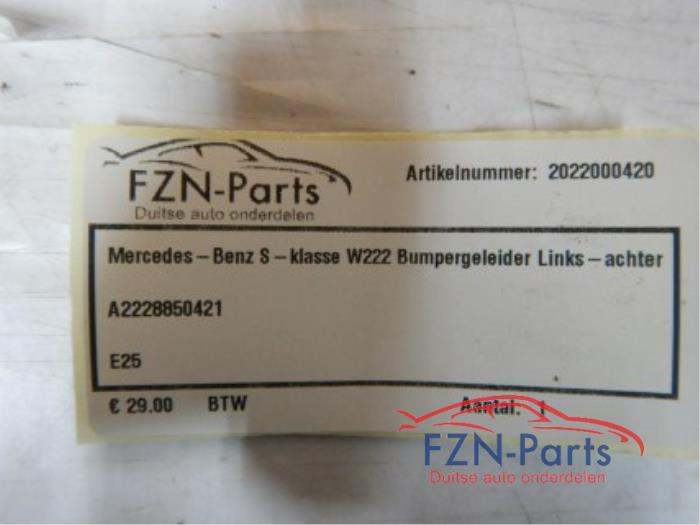 Mercedes-Benz S-Klasse W222 Bumpergeleider Links-Achter