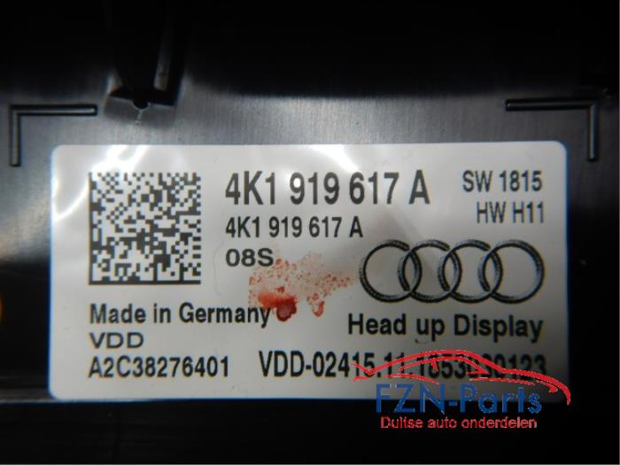Audi A6 4K C8 Head-Up Display