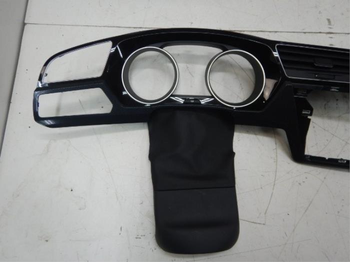 VW Touran 5TA Dashboard Inlegset Hoogglans Zwart