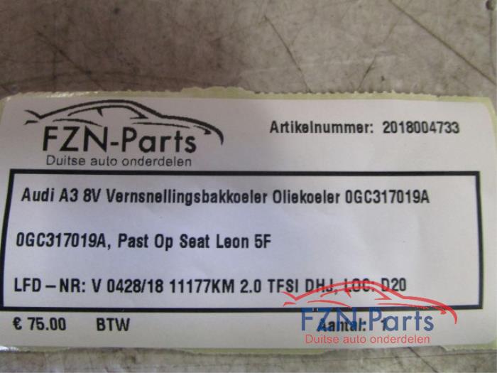 Audi A3 8V Versnellingsbakkoeler Oliekoeler
