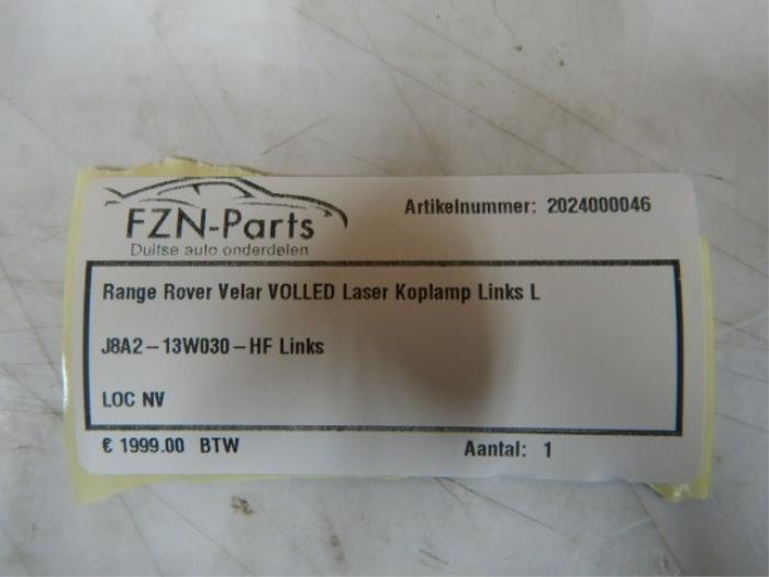 Koplamp links Landrover Velar (22721411)