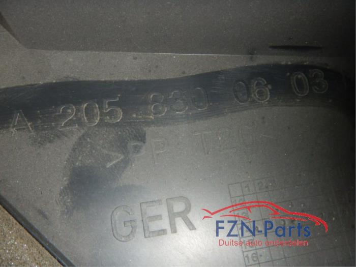 Mercedes-Benz C-Klasse W205 Parafaan / Interieurfilter Afdekking Rechts