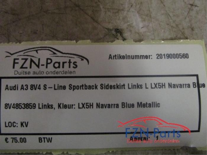 Audi A3 8V4 S-Line Sportback Sideskirt Links L