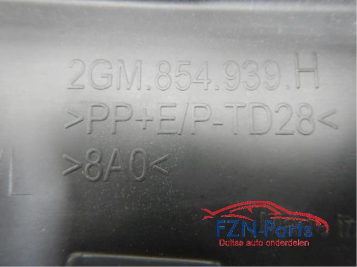 VW T cross R-line side skirt links voor