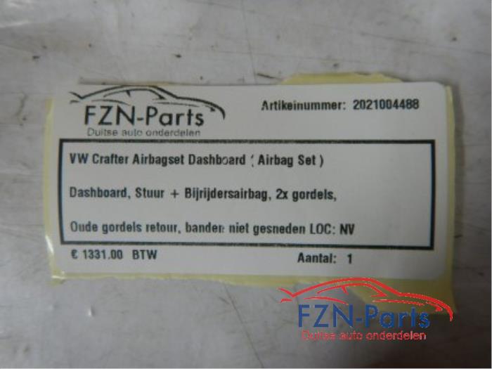 Airbag set + dashboard Volkswagen Crafter (22727743)