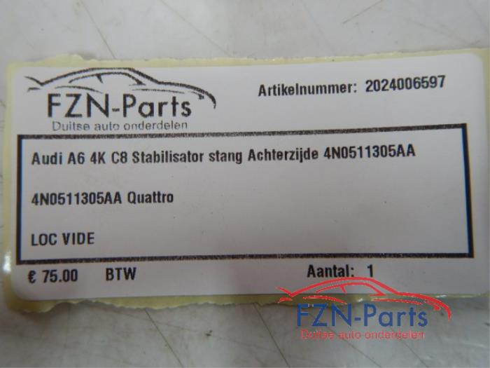 Audi A6 4K C8 Stabillisatorstang Achterzijde