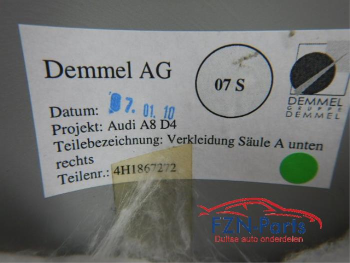 Afdeklijst dorpel rechts Audi A8 (22738195)