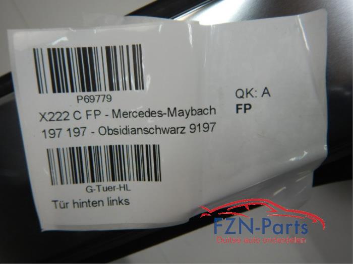Mercedes S-klasse Maybach A222 Portier Links-Achter