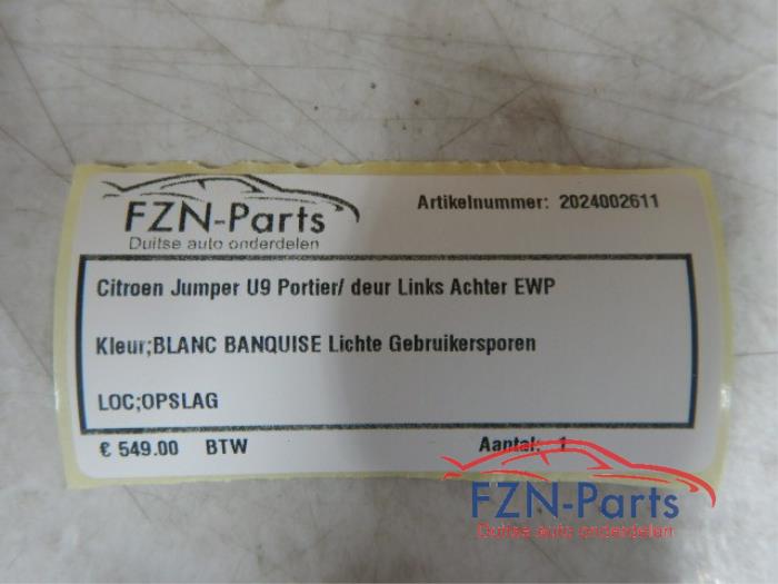 Citroen Jumper Portier/Deur Links Achter