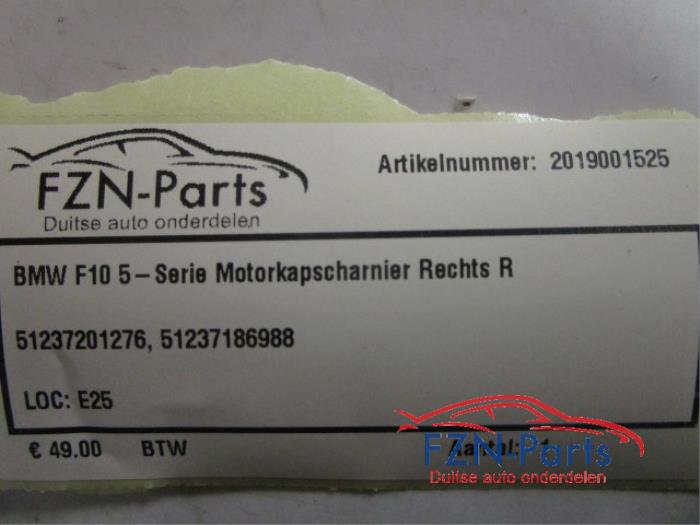 Motorkap Scharnier BMW 5-Serie (22738350)