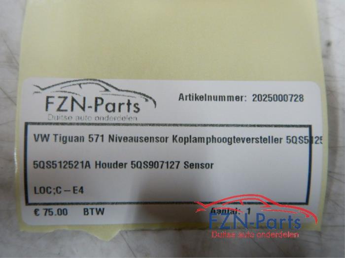 Koplamphoogte postitiesensor Volkswagen Tiguan (22735417)