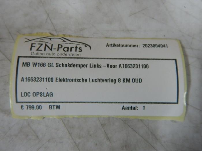 Schokdemperpoot links-voor Mercedes Diversen (22743889)