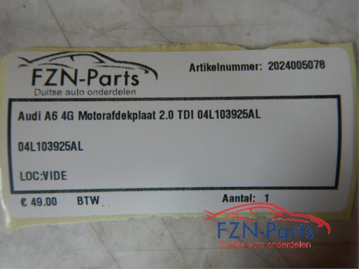 Afdekplaat motor Audi A6 (22728104)