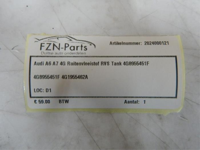 Ruitensproeiertank voor Audi A6 (22742061)
