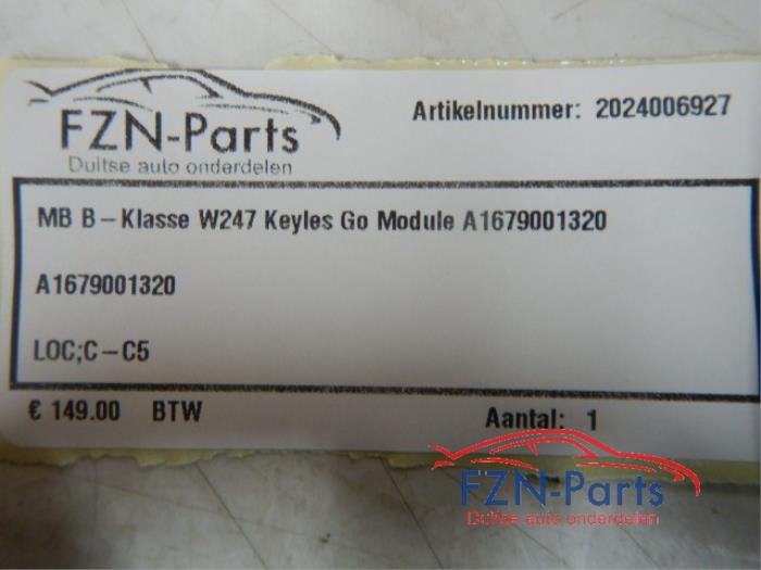 Module keyless vehicle Mercedes B-Klasse (22736406)