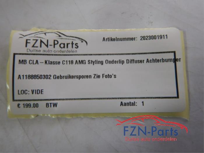 Mercedes-Benz CLA-Klasse W118 AMG Styling Onderlip