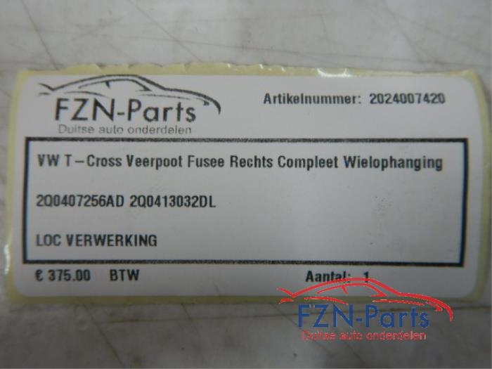 Fusee rechts-voor Volkswagen T-Cross (22729893)