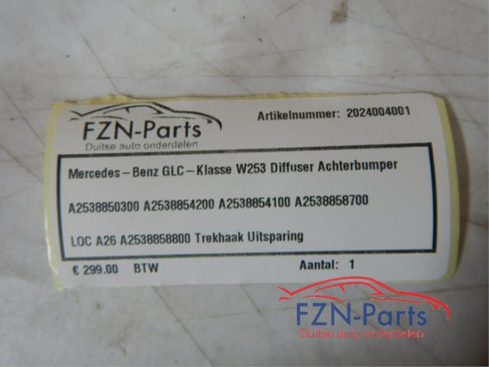 Diffuser achterbumper Mercedes GLC-Klasse (22726977)