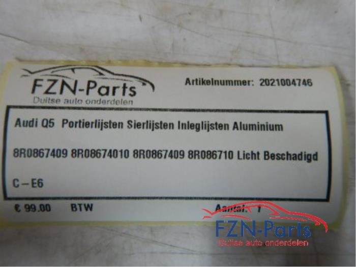 Portierlijst Audi Q5 (22741205)