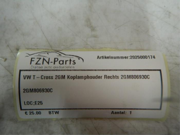 Koplampframe rechts Volkswagen T-Cross (22744570)